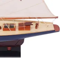 Y048 Shamrock Dark Blue & Brown Painted Medium Sailboat Schooner Yacht Model 32 Inches Long y048-shamrock-dark-blue-brown-painted-medium-sailboat-schooner-yacht-model-32-inches-long-l04.jpg