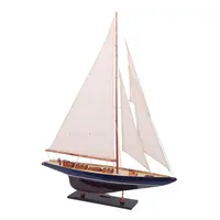Y048 Shamrock Dark Blue & Brown Painted Medium Sailboat Schooner Yacht Model 32 Inches Long y048-shamrock-dark-blue-brown-painted-medium-sailboat-schooner-yacht-model-32-inches-long-l06.jpg