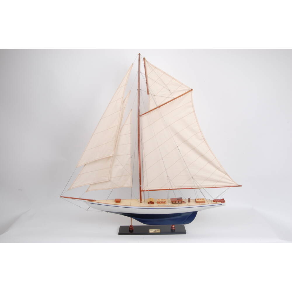Y100 Defender Painted Large Sailboat Schooner Yacht Model 31 Inches Long y100-defender-painted-large-sailboat-schooner-yacht-model-31-inches-long-l01.jpg