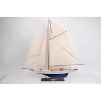 Y100 Defender Painted Large Sailboat Schooner Yacht Model 31 Inches Long y100-defender-painted-large-sailboat-schooner-yacht-model-31-inches-long-l01.jpg