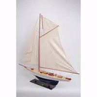 Y100 Defender Painted Large Sailboat Schooner Yacht Model 31 Inches Long y100-defender-painted-large-sailboat-schooner-yacht-model-31-inches-long-l03.jpg