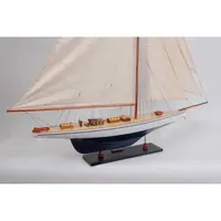 Y100 Defender Painted Large Sailboat Schooner Yacht Model 31 Inches Long y100-defender-painted-large-sailboat-schooner-yacht-model-31-inches-long-l06.jpg