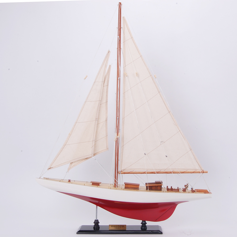 Y103 Ranger Painted Large Sailboat Schooner Yacht Model y103-ranger-painted-large-sailboat-schooner-yacht-model-l01.jpg