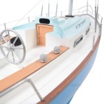 y096 Bristol Yacht Sailboat Model 