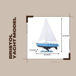 y096 Bristol Yacht Sailboat Model 