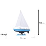 y096 Bristol Yacht Sailboat Model 