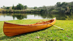 Wooden Canoe with Ribs 18 ft