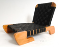Wooden Canoe Fabric Seat with back support 18 ft
