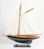 Pen Duick Painted Large Sailboat Schooner Yacht Model