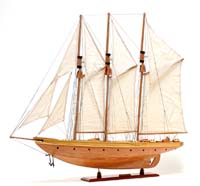 Atlantic Yacht Sailboat Model Schooner