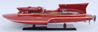 Ferrari Hydroplane Painted Small Speedboat Model