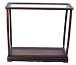 Table Top Display Case Classic Brown