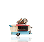 1966 Icecream Trailer Metal Handmade