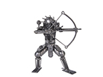 Metal Predator with Bow & Arrow