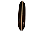 Paddle Board in Dark Painted Wood 11ft with 1 fin