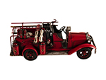 Handmade 1910s Fire Engine Truck Model