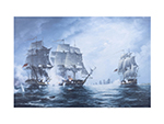 The Battle of Flamborough Head - Canvas Print