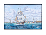 Whaler 'Lexington' Leaving Nantucket - Canvas Painting