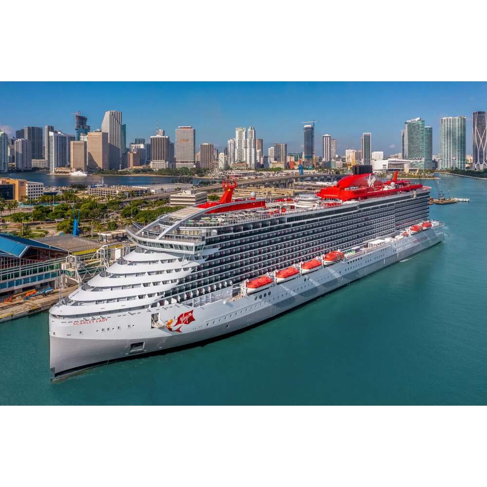 British Scarlet Lady Cruise Ship 30 Inches Model