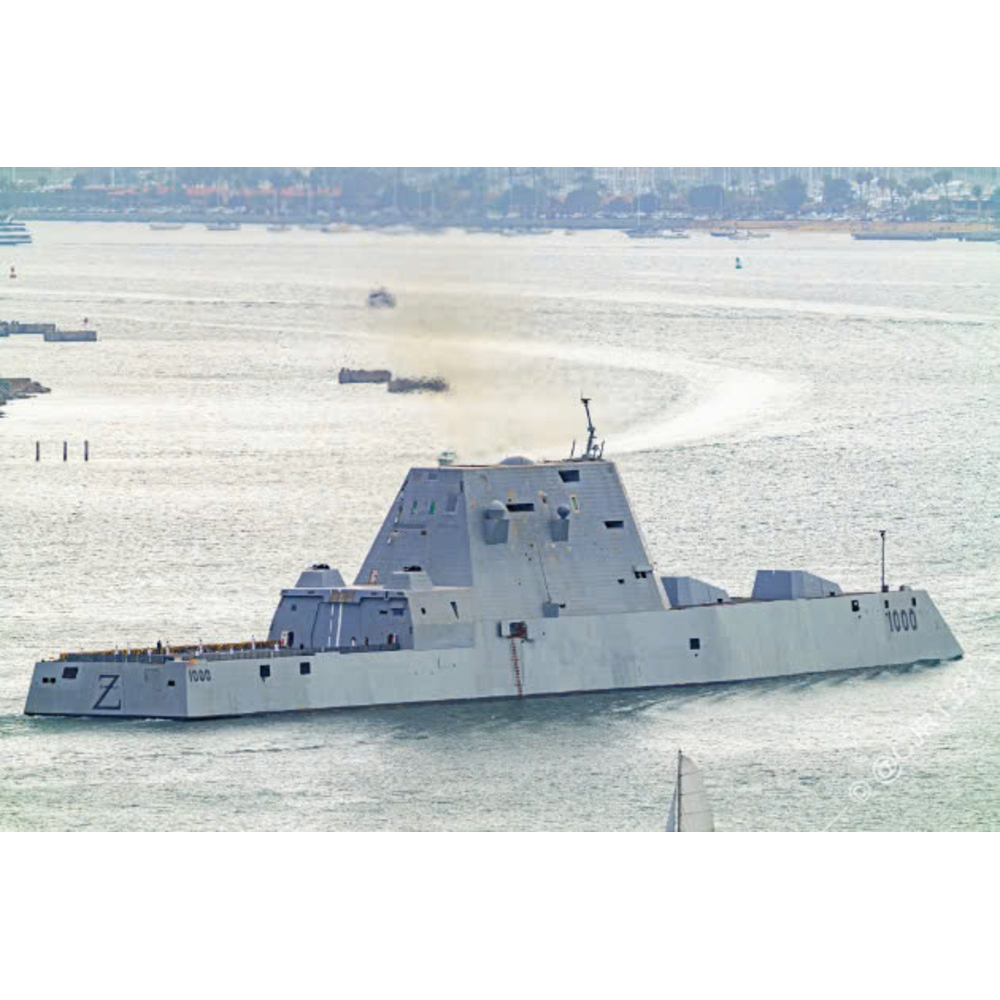 USS Zumwalt Destroyer (DDG-1000) 30 Inches Model