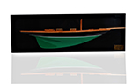 Pen Duick Half-Hull Scaled Model Boat Yacht Handmade