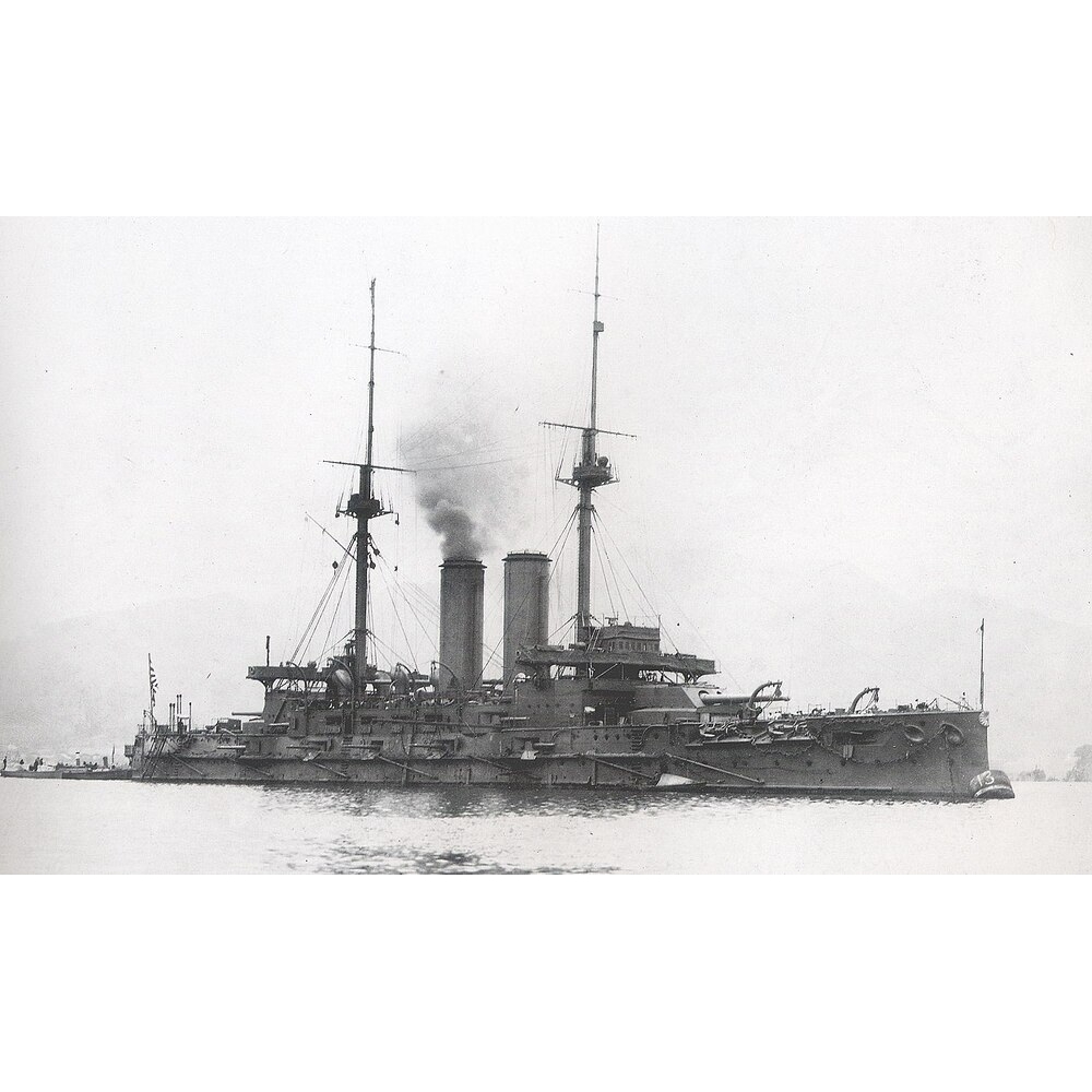 Japanese Mikasa Battleship (Launched 1900) 36 Inches Ship Model