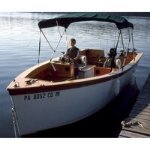 FLAT-BOTTOMED SKIFF Custom Built Boat - Wood and/or Composite 17 Ft.