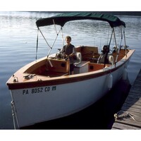 Flat-Bottomed Skiff  - 30 inches boat model