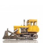 Metal Handmade Bulldozer Model