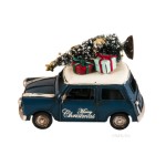 Handmade 1960s Mini Cooper Christmas Car Model Set of 2