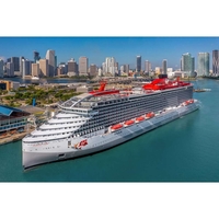 British Scarlet Lady Cruise Ship 36 Inches Model