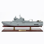 FS Mistral (L9013) Mistral class Amphibious Assault & Command Ship 30 Iches Ship Model