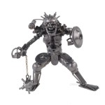 Metal Predator with Chain Flail & Shield