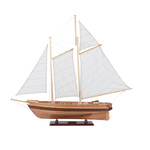 America Cup Racing Yacht Fully Assembled Model